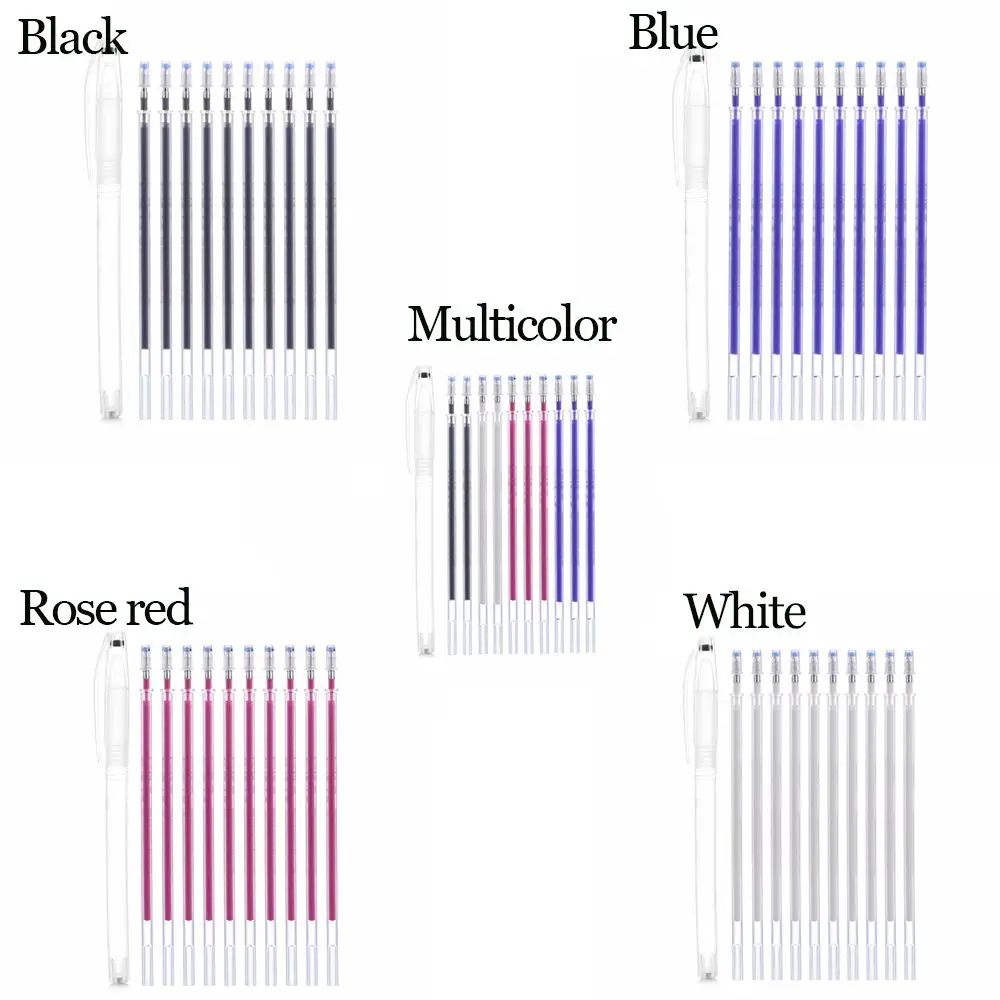 1 шт. термостираемая ручка и 10 высокотемпературных исчезающих маркеров для ткани