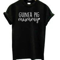 guinea pig mummy letter print t shirt women short sleeve o neck tshirt 2020 summer fashion women tee shirt tops d7qf