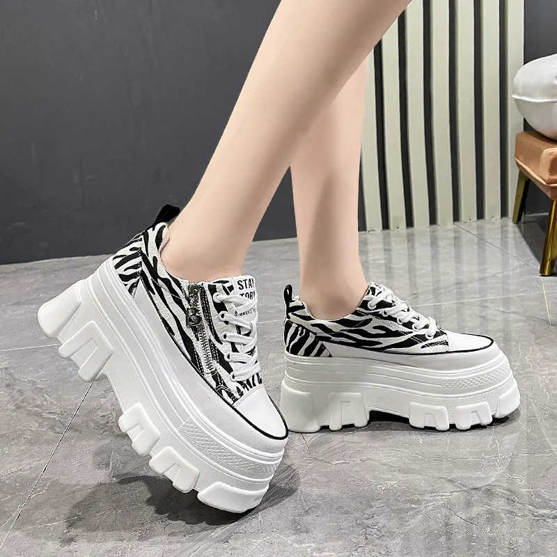

Women's Platform Sneakers, Fashion High-top Casual Shoes, Breathable Platform Shoes, Spring 2022