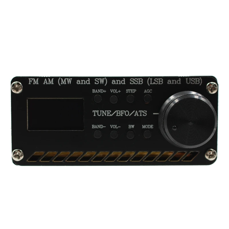 

Assembled SI4732 All Band Radio Receiver FM AM (MW & SW) SSB (LSB & USB) with lithium battery + Antenna + Speaker + Case