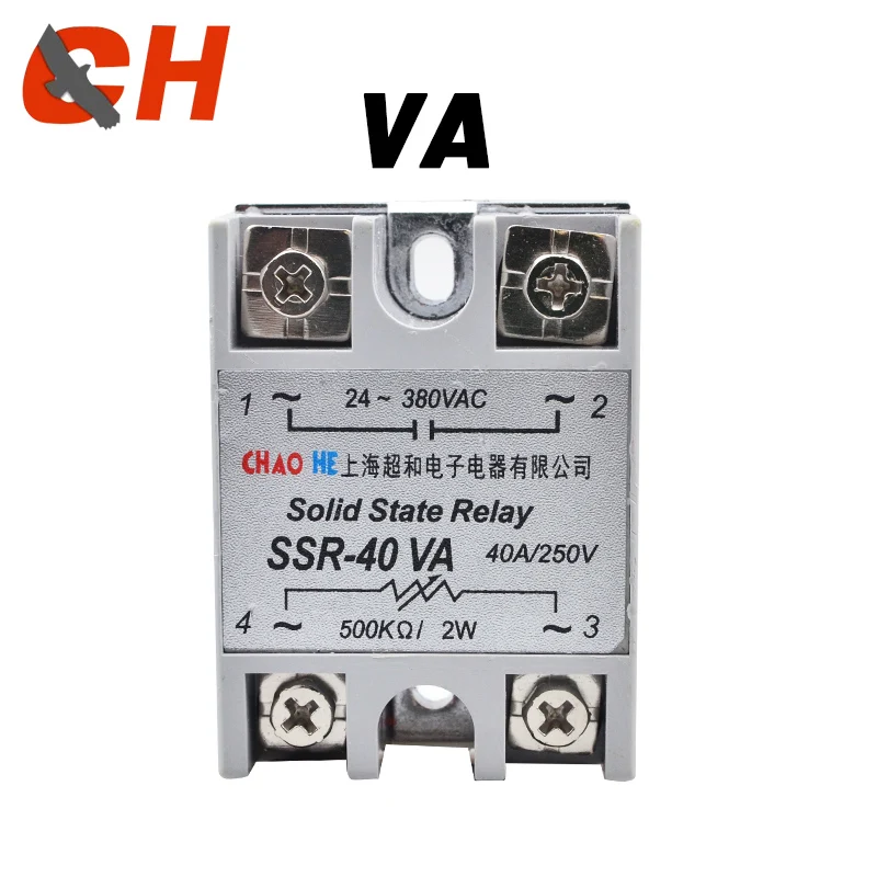 Реле SSR 25VA 40VA 60VA 80VA модуль регулятора напряжения силовой регулятор полностью