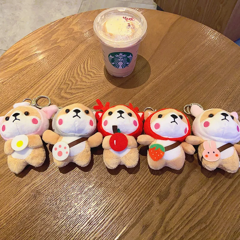 Креативный плюшевый брелок в виде собаки-Сиба-ЛНУ милый модный школьный для