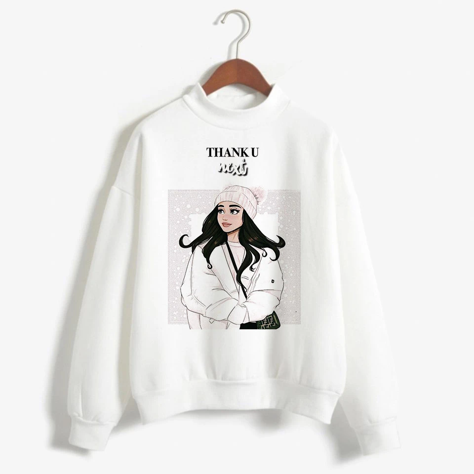Новая Толстовка Ariana Grande, одежда, 7 колец, женские толстовки, негабаритная уличная одежда с капюшоном, Женская печать, капюшон Highstreet - Цвет: 4006