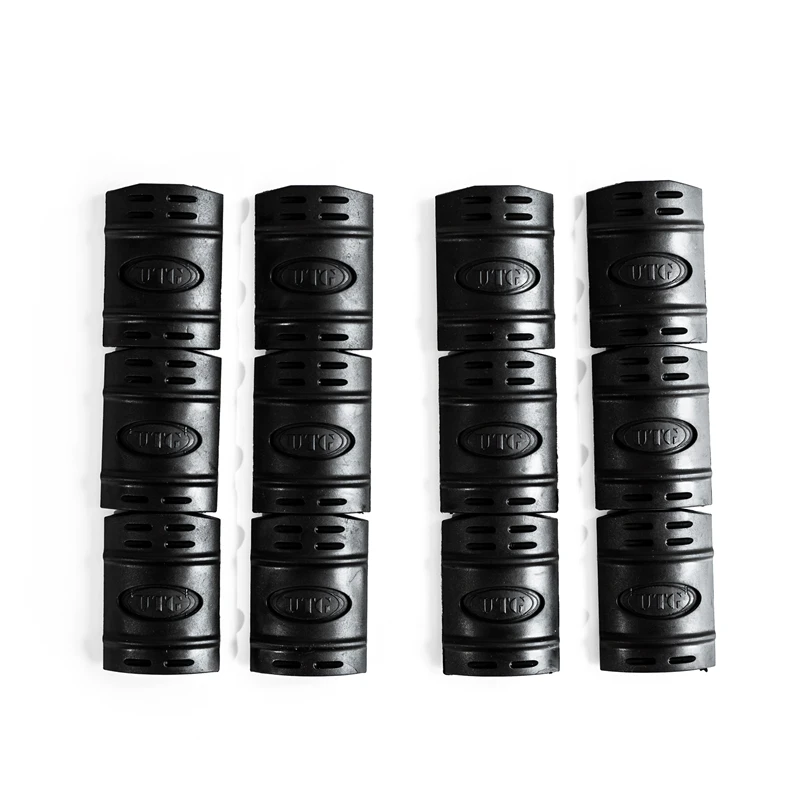 12 шт. Тактическая Винтовка Weaver Picatinny Handguard Quad 20 мм железнодорожные защитные чехлы