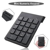 portable 2 4ghz wireless computer digital keyboard durable usb rechargeable mini 18 keys keypad for pc laptop