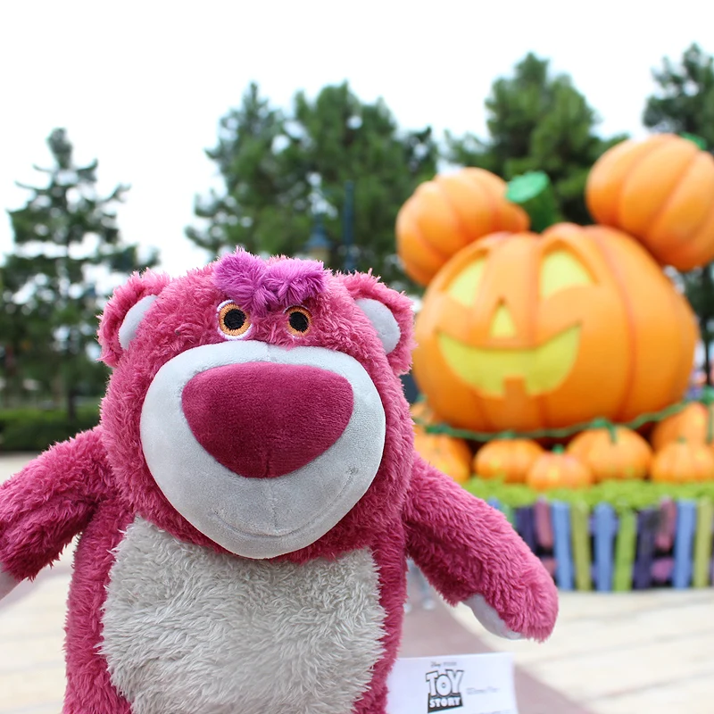 

Disney Toy Story Plush Doll Cute Lotso Huggin Bear Strawberry Bear Valentine's Day Surprise Birthday Kids Toys Gift