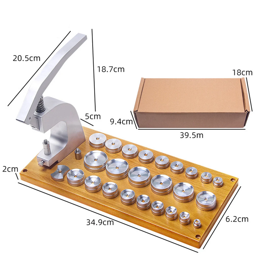 Чехол для задней панели часов с хрустальным стеклом и зажимом 25 штампов |