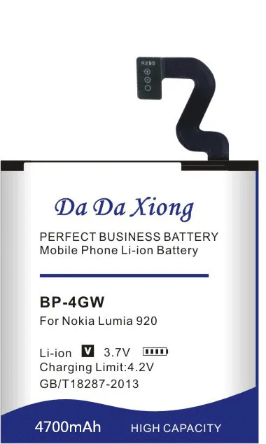 High quality 4700mAh BP-4GW Li-ion Phone Battery for Nokia Lumia 920 920T Bateria Free shipping | Мобильные телефоны и