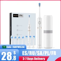 p11 sonic electric toothbrush waterproof rechargeable whitening ultra powerful usb charger 4 heads and 1 travel case