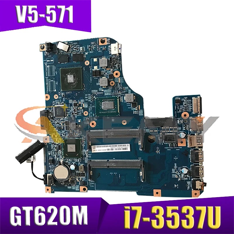 

AKEMY BM6V11006 материнская плата для ноутбука Acer Aspire V5-571 Intel i7-3537U бортовой процессор DDR3 GT620M графика 48.4TU05.0SB