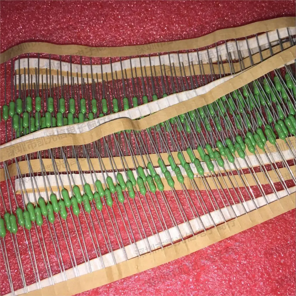 Оригинальный осевой свинцово зеленый предохранитель 62 мА 1 А 2 125 В 4 х7 мм 0251