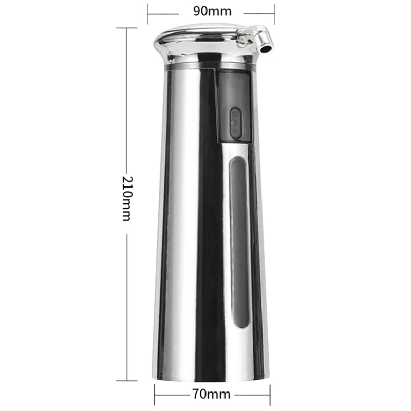 

Soap Dispenser,300Ml Automatic Soap Dispenser Handsfree Automatic IR Smart Sensor Touchless Soap Liquid Dispenser
