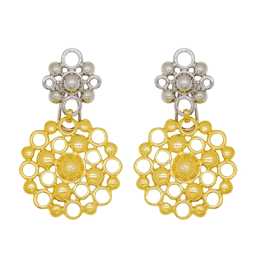 Африканские женские медные серьги-подвески позолоченные серьги свадебная