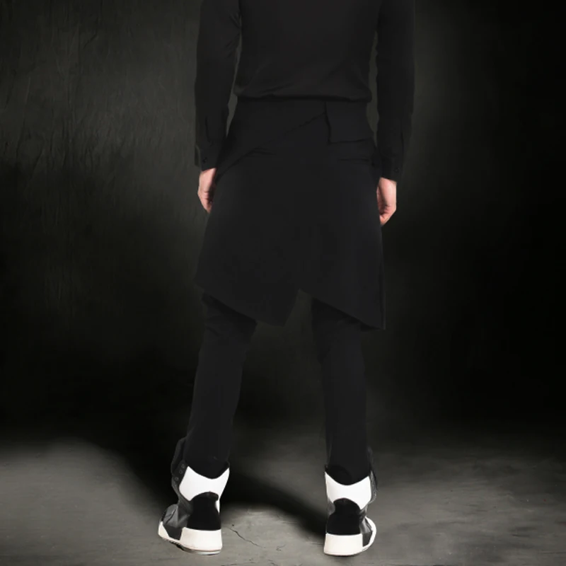 Мужская юбка от кутюр мужские брендовые облегающие брюки костюм для ног