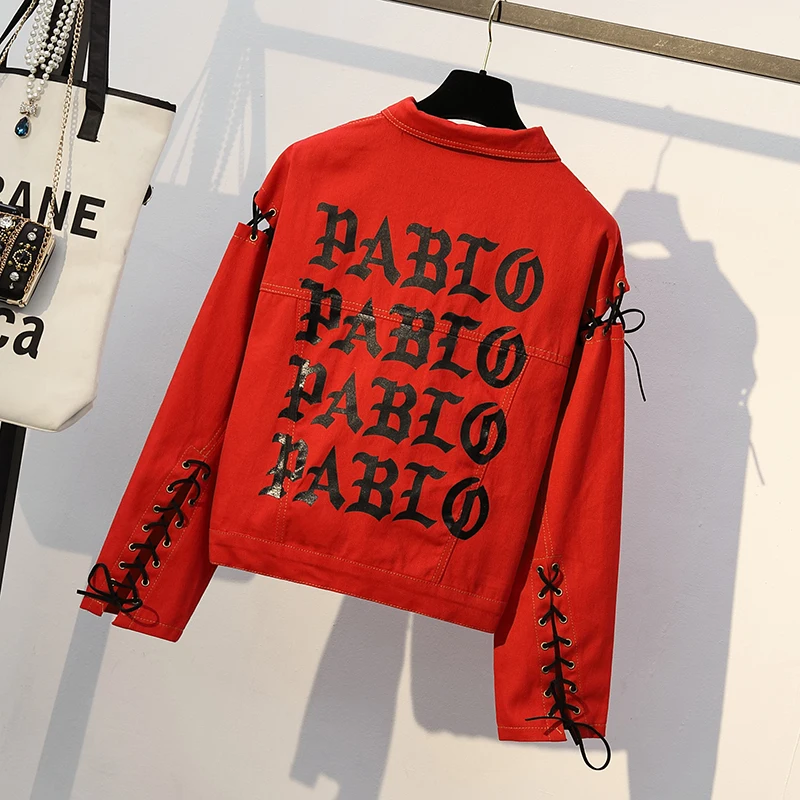 Куртка женская джинсовая в ковбойском стиле Повседневная Свободная верхняя