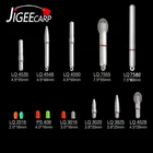 JIGEECARP 4 шт. Электронный светильник для ловли карпа, поплавок для рыбалки, темное свечение, ночной поплавок, светильник, водонепроницаемые светящиеся палочки