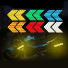 Светоотражающие наклейки для мотоциклов 10 шт.компл., декоративные наклейки для R1 R6 mt07 PCX125 nmax xmax fz6 crf 230 escape moto, аксессуары
