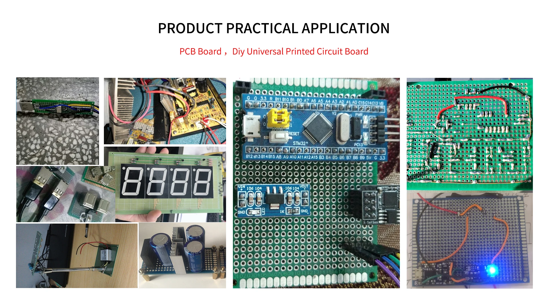 20 шт./лот 5x7 4x6 3x7 2x8 см односторонняя Прототипная печатная плата PCB 5*7 4*6 3*7 2*8