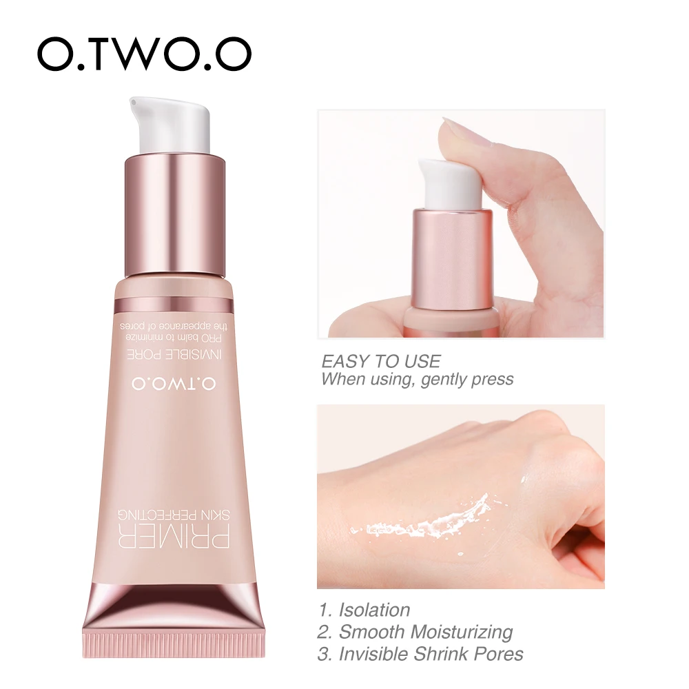

O.TWO.O Make Up Primer Smooth Makeup Base Skin Care Invisible Pore Maquillage Concealer Moisturzing Face Makeup Base Primer