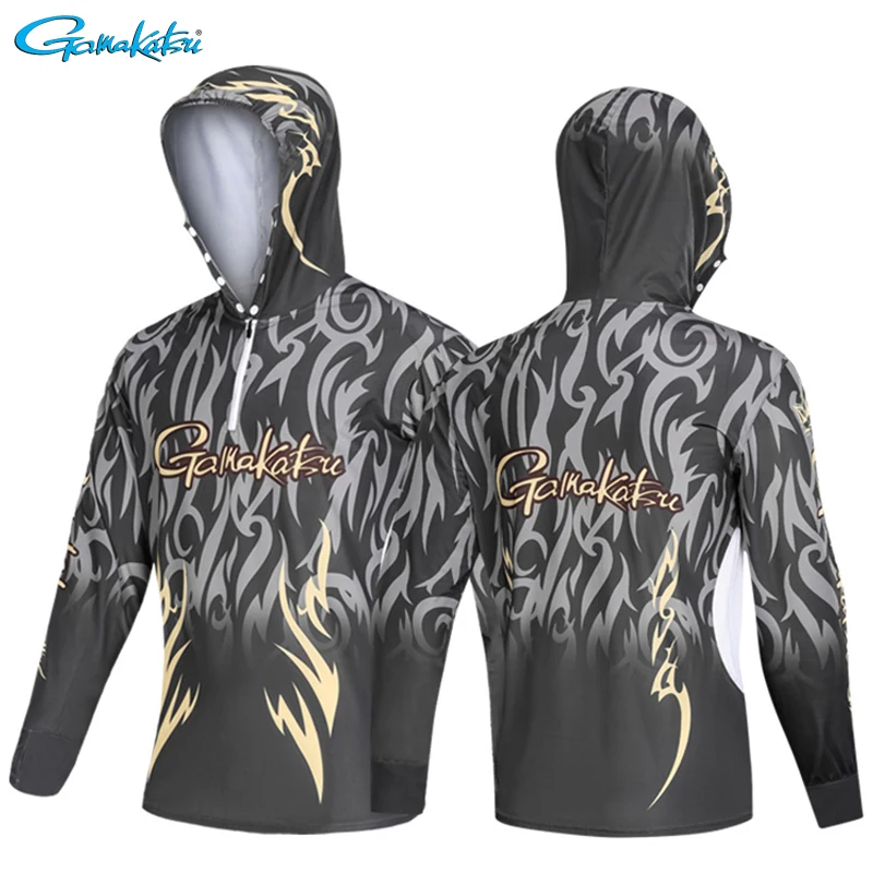 Рубашки для рыбалки с длинным рукавом Одежда защитой от УФ-лучей дышащая