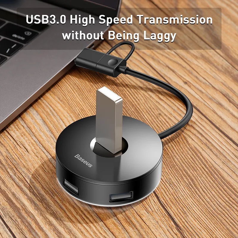 Baseus usb-хаб USB 3 0 C концентратор для MacBook Pro внешний Type 2 адаптер с Micro компьютера