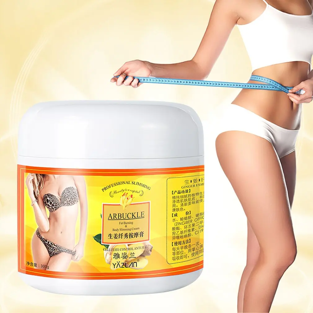 

Ginger Massage Cream Natural Full Body Slimming Cream Anti-cellulite Body Shaping Gel Moisturizing Weight Loss Leg Body Cream