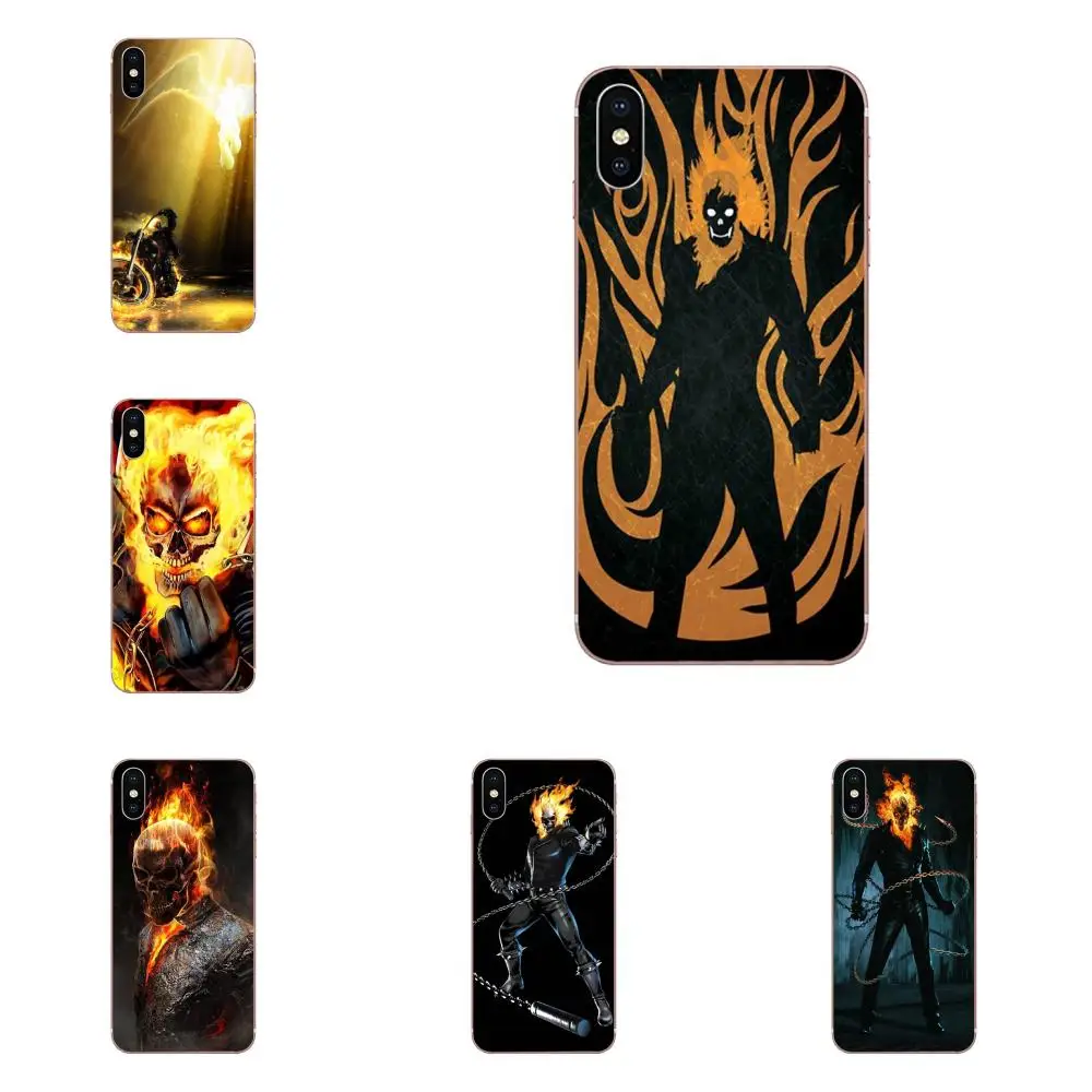 Потрясающие с изображением Призрачного гонщика огненного для LG G2 G3 G4 G5 G6 G7 K4 K7 K8 K10