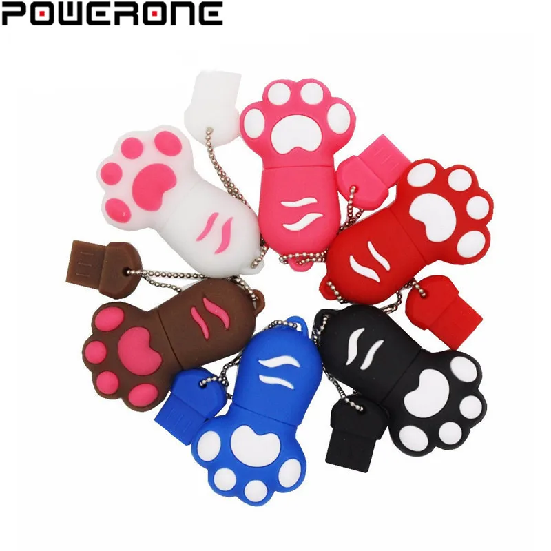 Usb-флеш-накопитель POWERONE в виде мультяшного медведя с когтями usb 2 0 4-64 Гб |
