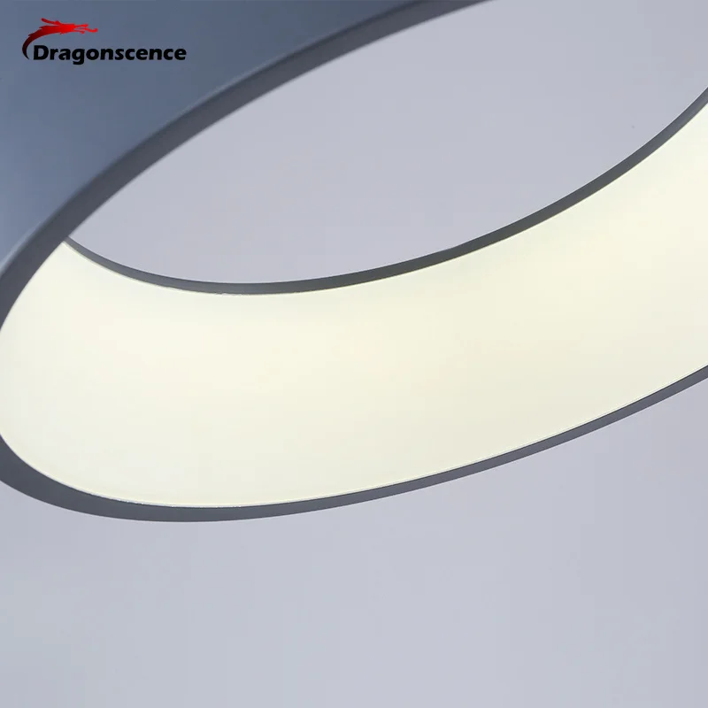 

Round Aluminum Modern LED Pendant Light For Living Room Bedroom Dining Office Pendant Lamp Lamparas De Techo Colgante Moderna