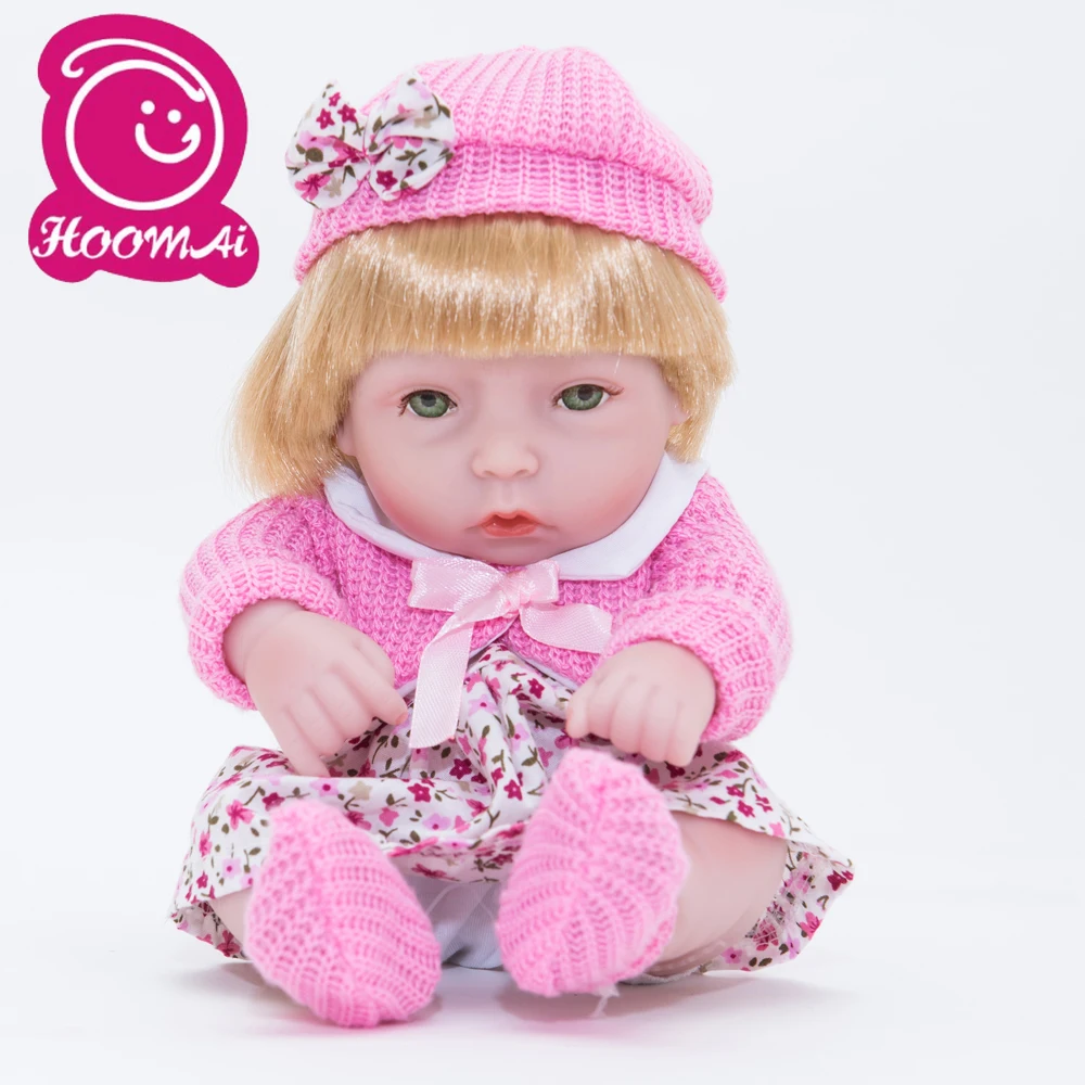 10 дюймов Горячая продажа Bebe Reborn Baby Doll игрушка новорожденный полностью виниловый