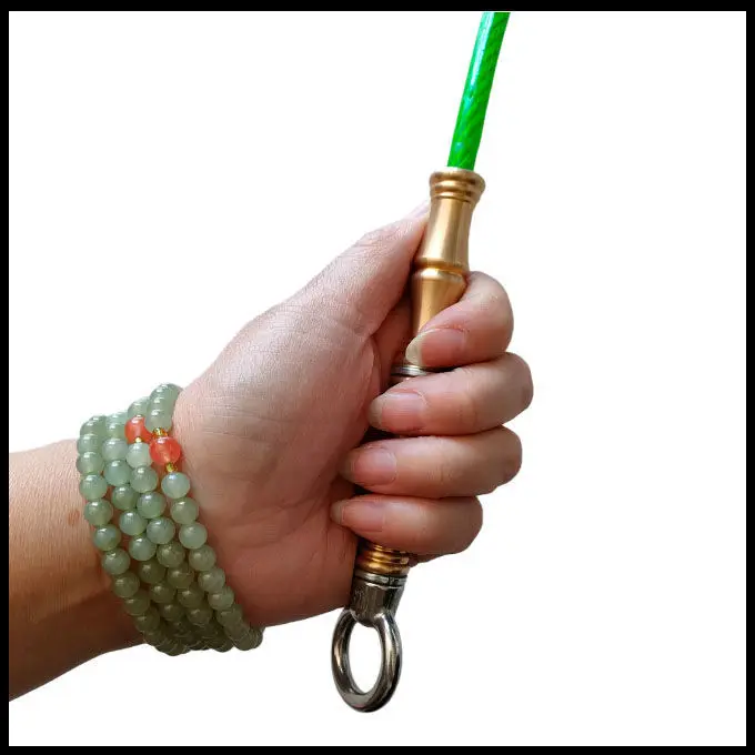 Латунная ручка Самооборона многоцелевой плетка инструмент для экстренных