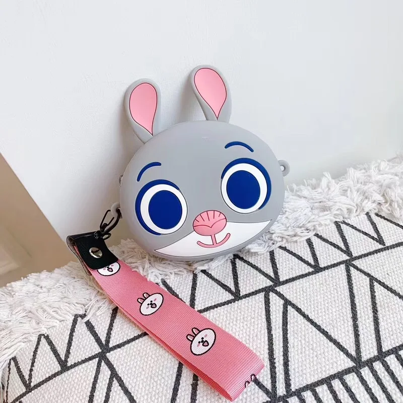 Кролик Джуди из зверополиса Hopps силиконовый кошелек для монет каваи клатч