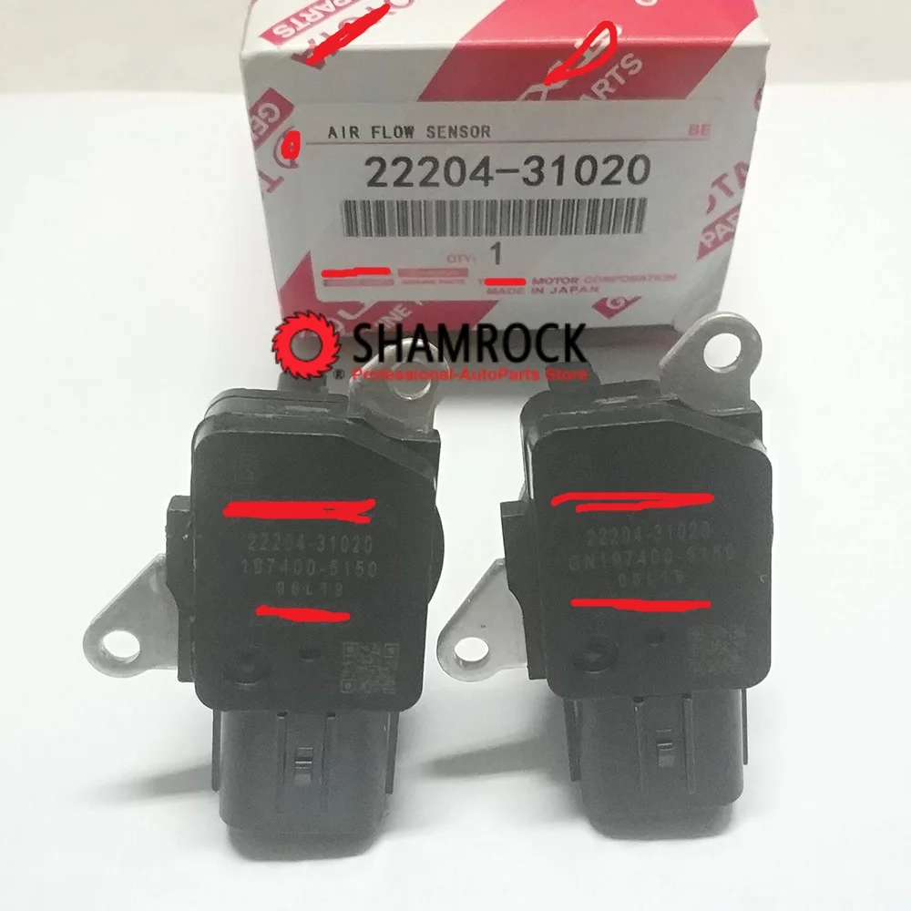 Массовый расходомер воздуха MAF ДАТЧИК OEM 22204-31020/197400-5150/197-6110/AF10202 Ttoyota Aurion Corolla Kluger Venza Camry