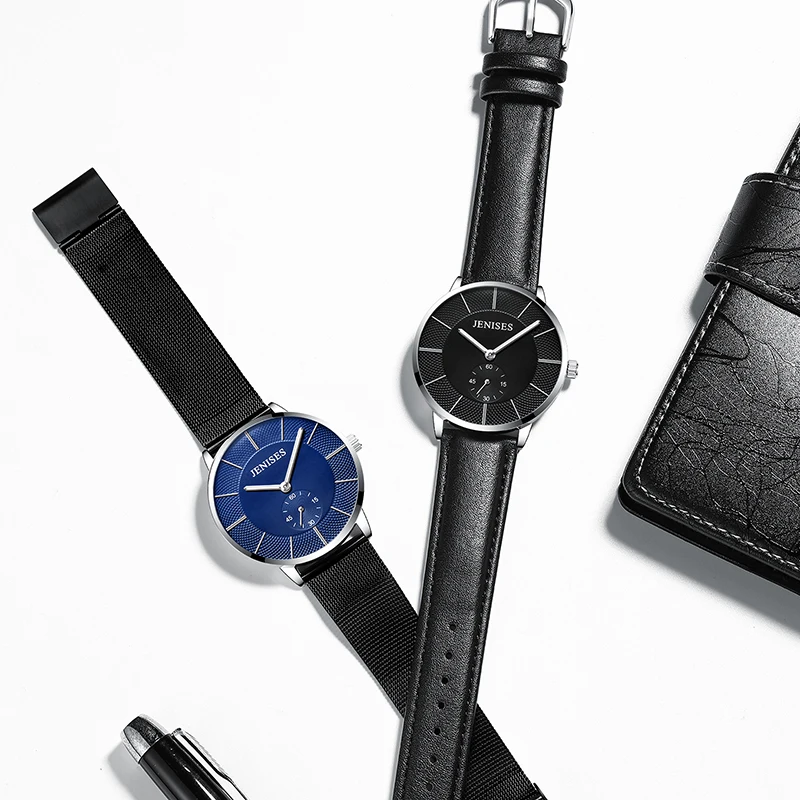 

2021 High Quality Men Stainless Steel Quartz Watch Automatic Fashion Casual Design Business Wristwatch Clock Hot New