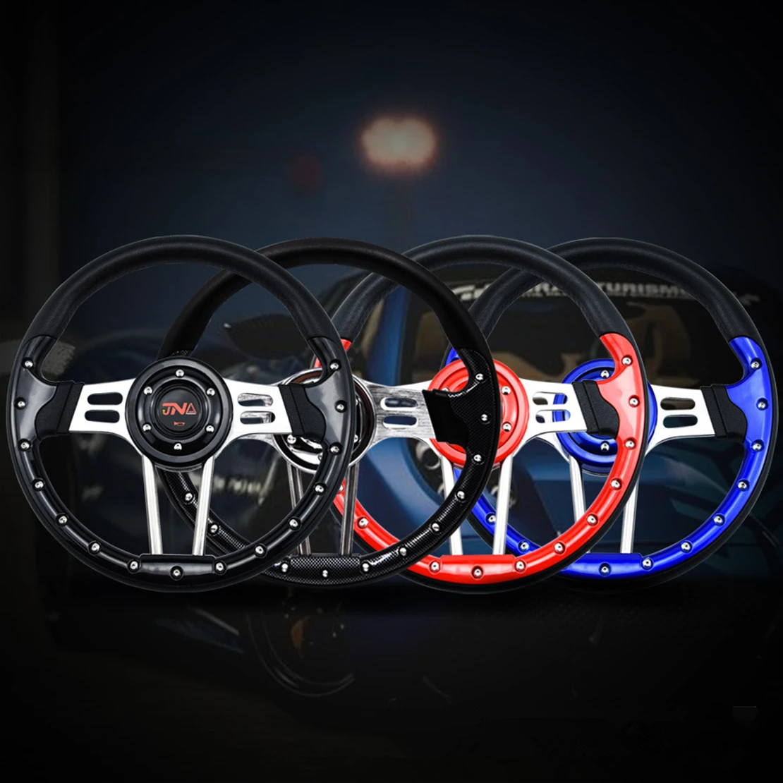 

Car modified PU steering wheel 14 inch racing steering wheel suitable for eight generations of Civic steering wheel