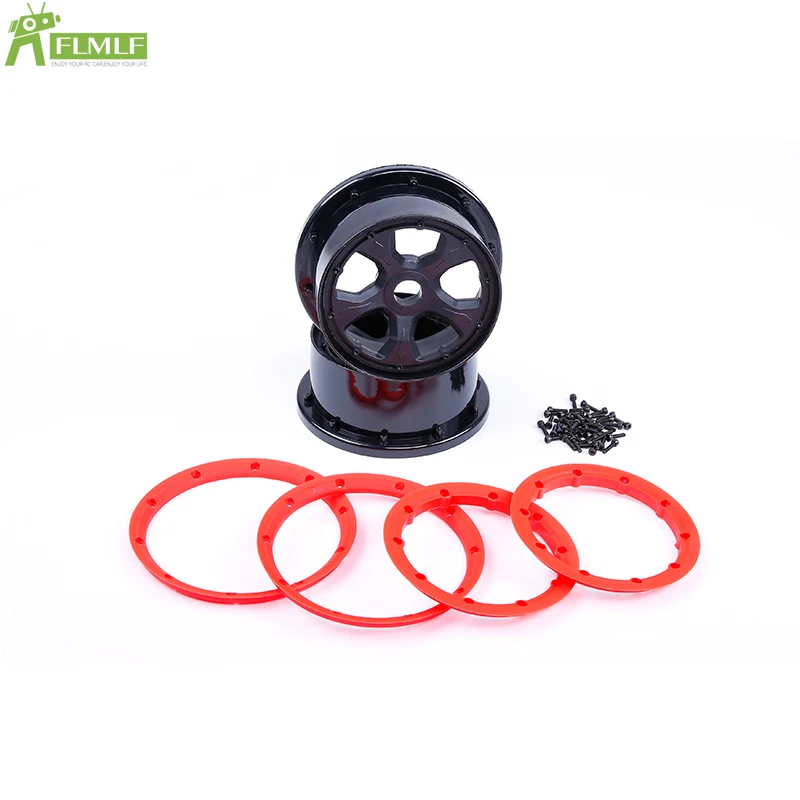 Gen.2 Ступица колеса Whit Beadlocks набор колец подходит для 1/5 Losi 5ive T ROFUN ROVAN LT KingmotorX2 SLT BAJA