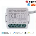 Умное устройство включениявыключения Tuya Zigbee, компактное 3-стороннее устройство двойного управления, модификация скрытого переключателя