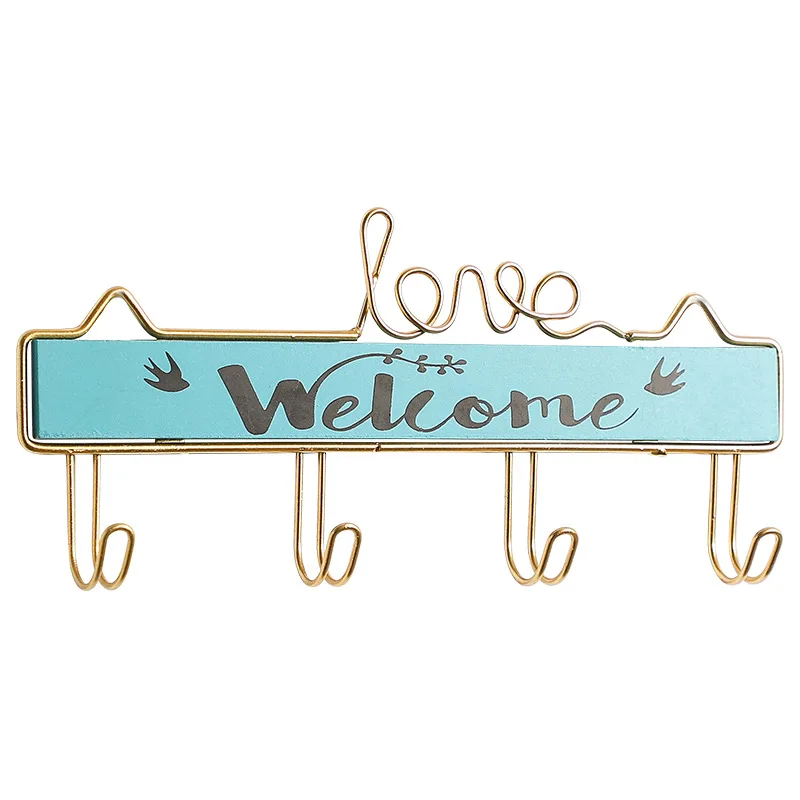 

Simple and modern wall hanging on the wall of northern Europe's home vestibule storage rack clothing store wall decoration