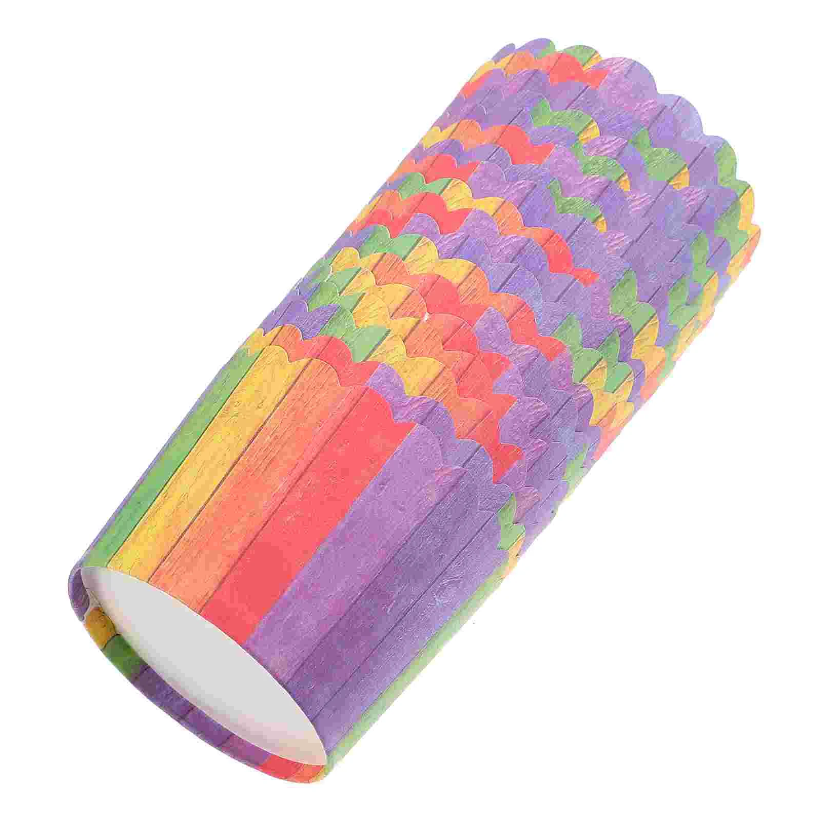 

250Pcs Muffin Liners Creative Rainbow Baking Cups Cupcake Wrappers Bakery Cups