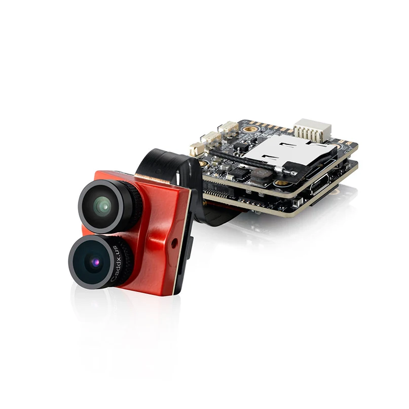 Red Camera Caddx Tarsier 4K 30fps 1200TVL двойной объектив Супер WDR WiFi Мини FPV камера HD Запись DVR двойной аудио OSD для RC беспилотный самолет - Цвет: Red Camera