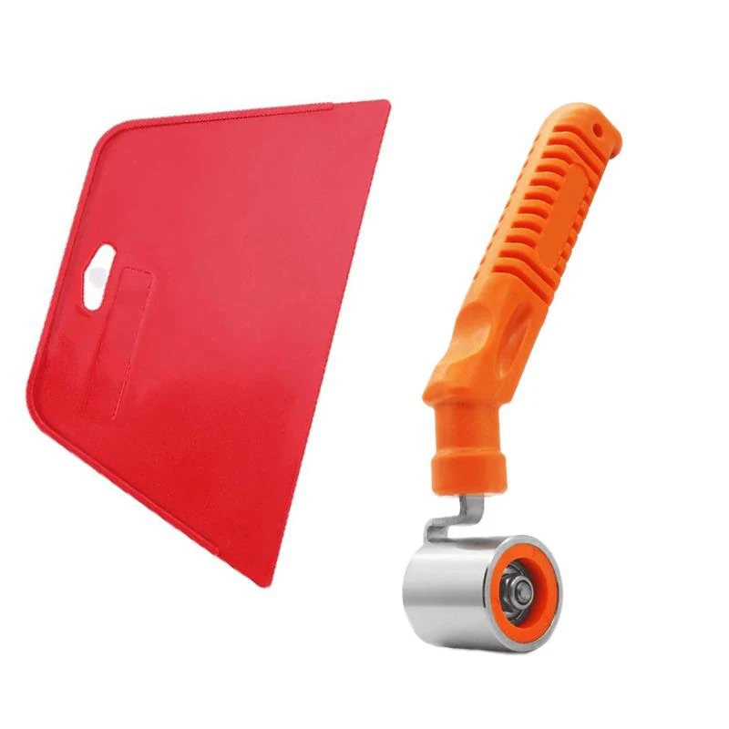 

Wallpaper Roller Seam Roller Steel Hand Roller with Anti-Slip Handle, Perfect for Wallpaper Vinyl and Home Decoration