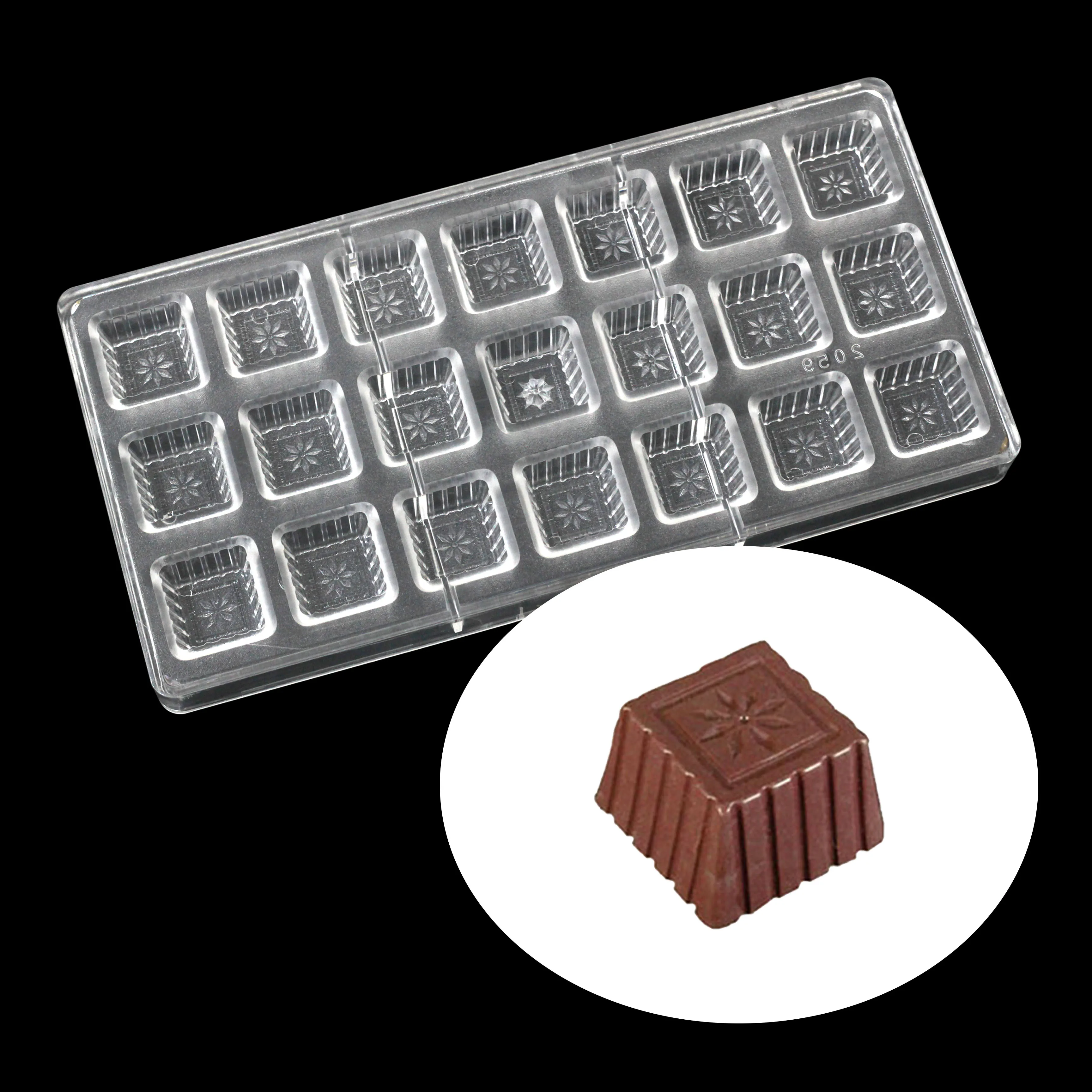 Креативная форма из поликарбоната и шоколада для пудинга кондитерского мыла