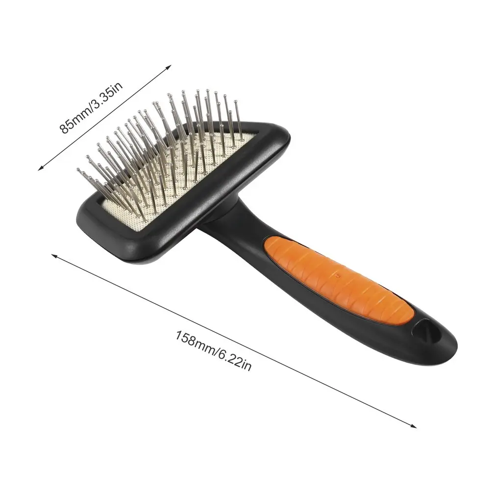 Массажная Расческа для домашних животных нескользящая ручка удаляет