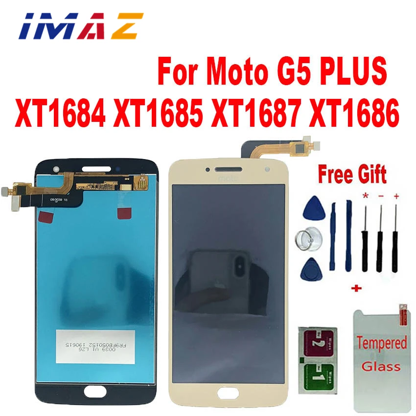 ЖК-дисплей IMAZ 5,2 для Motorola Moto G5 PLUS XT1683, ЖК-дисплей с сенсорным экраном и дигитайзером в сборе для XT1681, XT1685, XT1684, XT1687