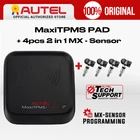 AUTEL MaxiTPMS Pad датчик шин программатор датчик активности с Autel TPMS сенсор MX-Sensor 433 МГц 315hhhz инструмент для ремонта шин