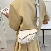 famale luxury shoulder bags lady fashion designer brand saddle bag simple crossbody bag high quality handbags satchels for women