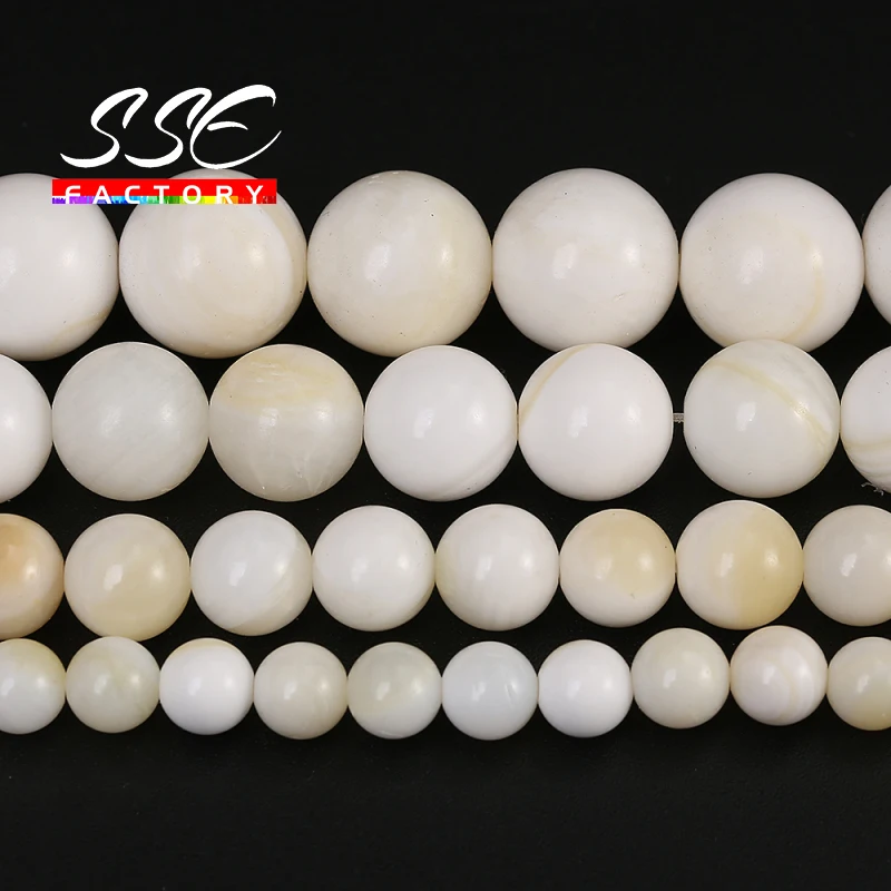 

Natural Shell Beads Gold Mother of Pearl Shell Bead Trochus Wheel Round Spacer Coral Beads For Jewelry Making DIY Bracelets 15"