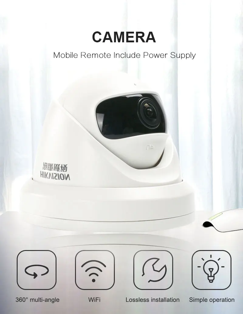 HIKVISION DS-2CD3321FD-IW1-T 2MP WiFi Встроенный микрофон ONVIF P2P Hik-подключение приложение мобильный пульт дистанционного управления включает источник питания