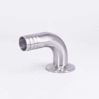 12 716192532384551576389102108mm hose barb 1 5 4 tri clamp 90 deg elbow sus304 stainless sanitary fitting