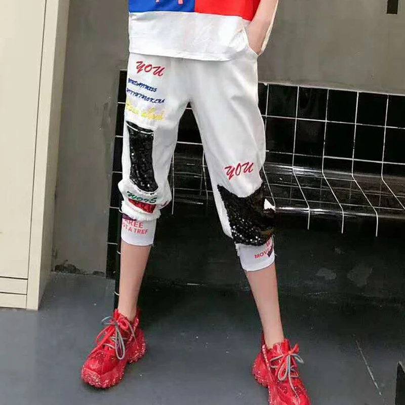 Max LuLu 2020 новые летние модные корейские женские эластичные шаровары повседневные